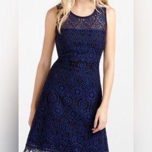 Reitmans women blue lace dress